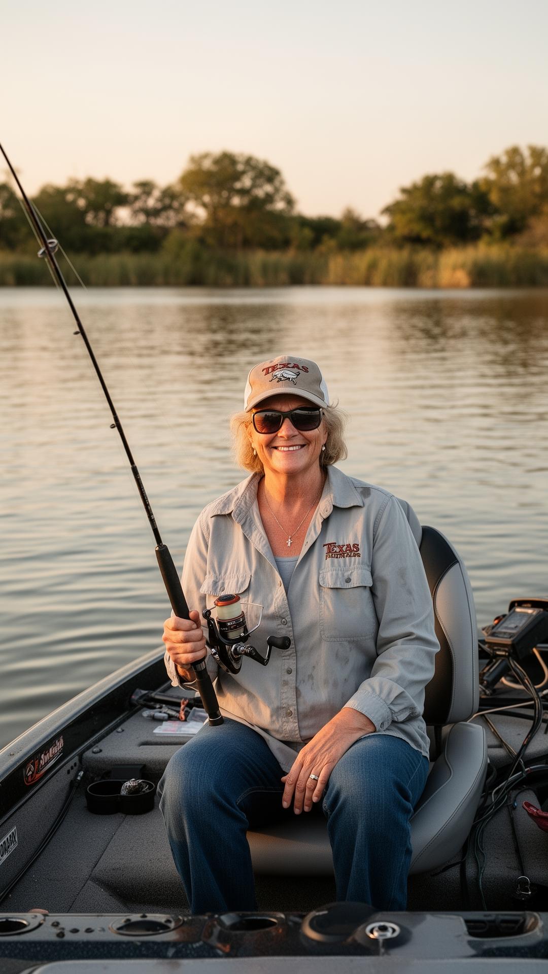 Virginia on the boat