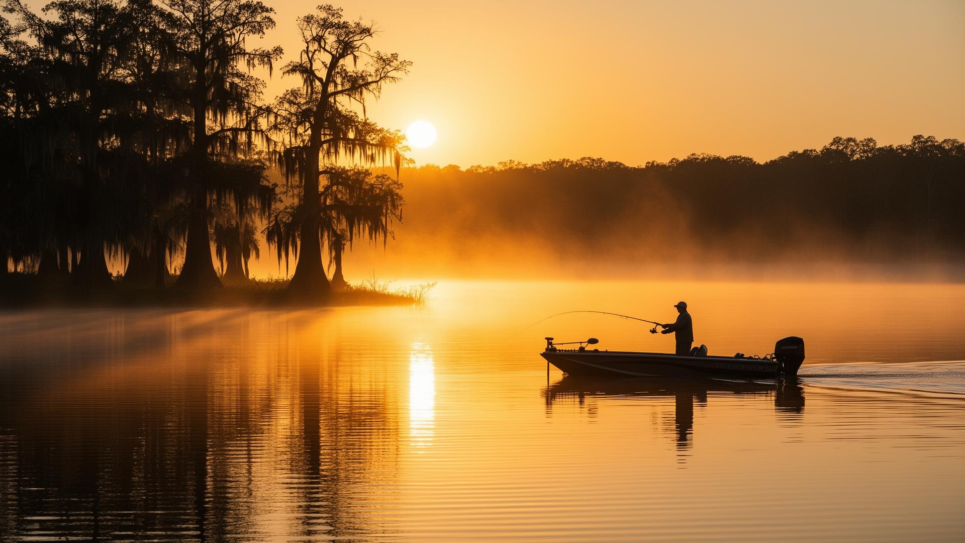 Sunrise on Lake Conroe
