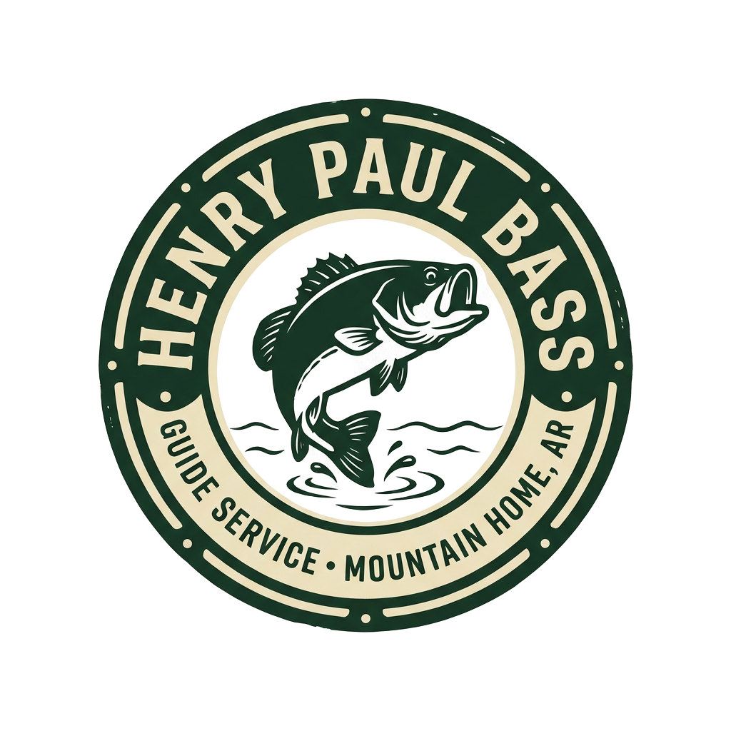 Henry Paul Bass Guide Service emblem